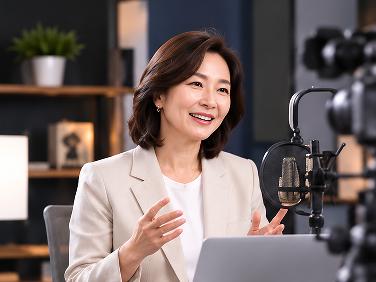 강의하는 강사